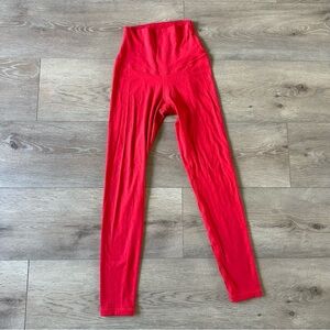 SHEFIT High Waisted Leggings Red Sz S